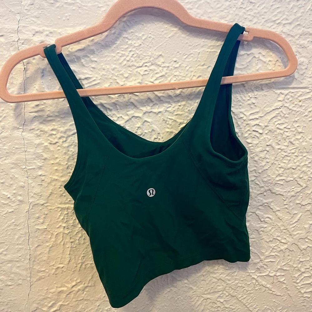 Size 4 Lululemon align tank- Everglades green